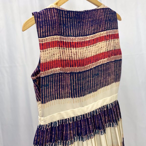 Nautical Pleated A Line Dress with Pockets Rachel by Rachel Roy - Picture 3 of 15